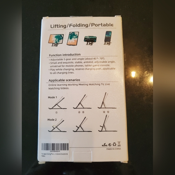 Portable Desktop Stand for Phones and Tablets. - Picture 3 of 3